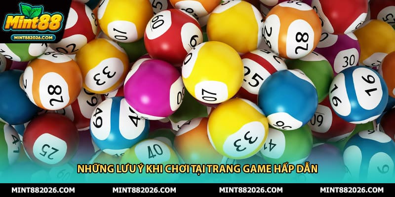 Những lưu ý khi chơi tại trang game hấp dẫn